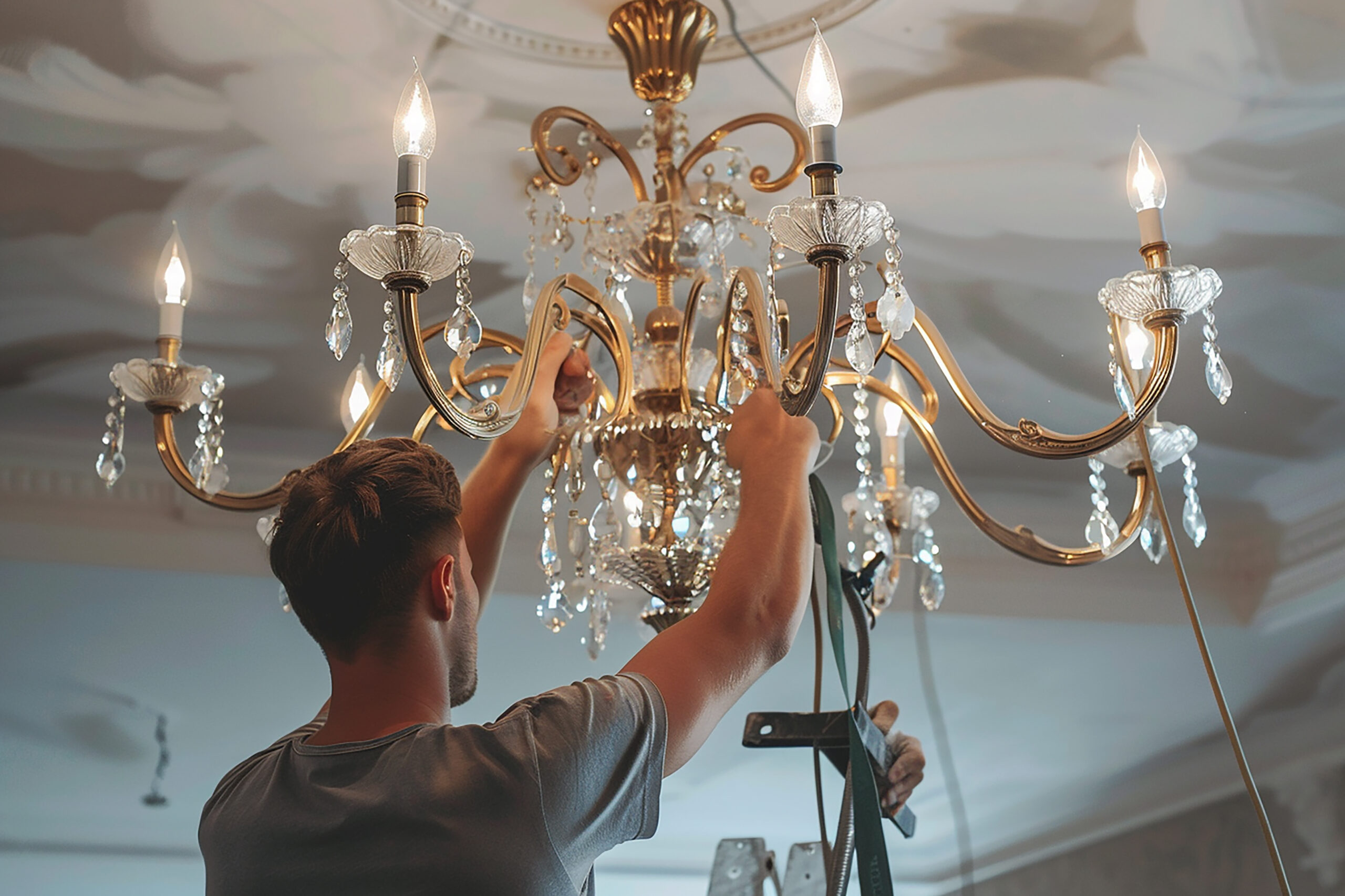 Service de nettoyage de lustre seine-maritime Normandie, entretien professionnel par Proclean