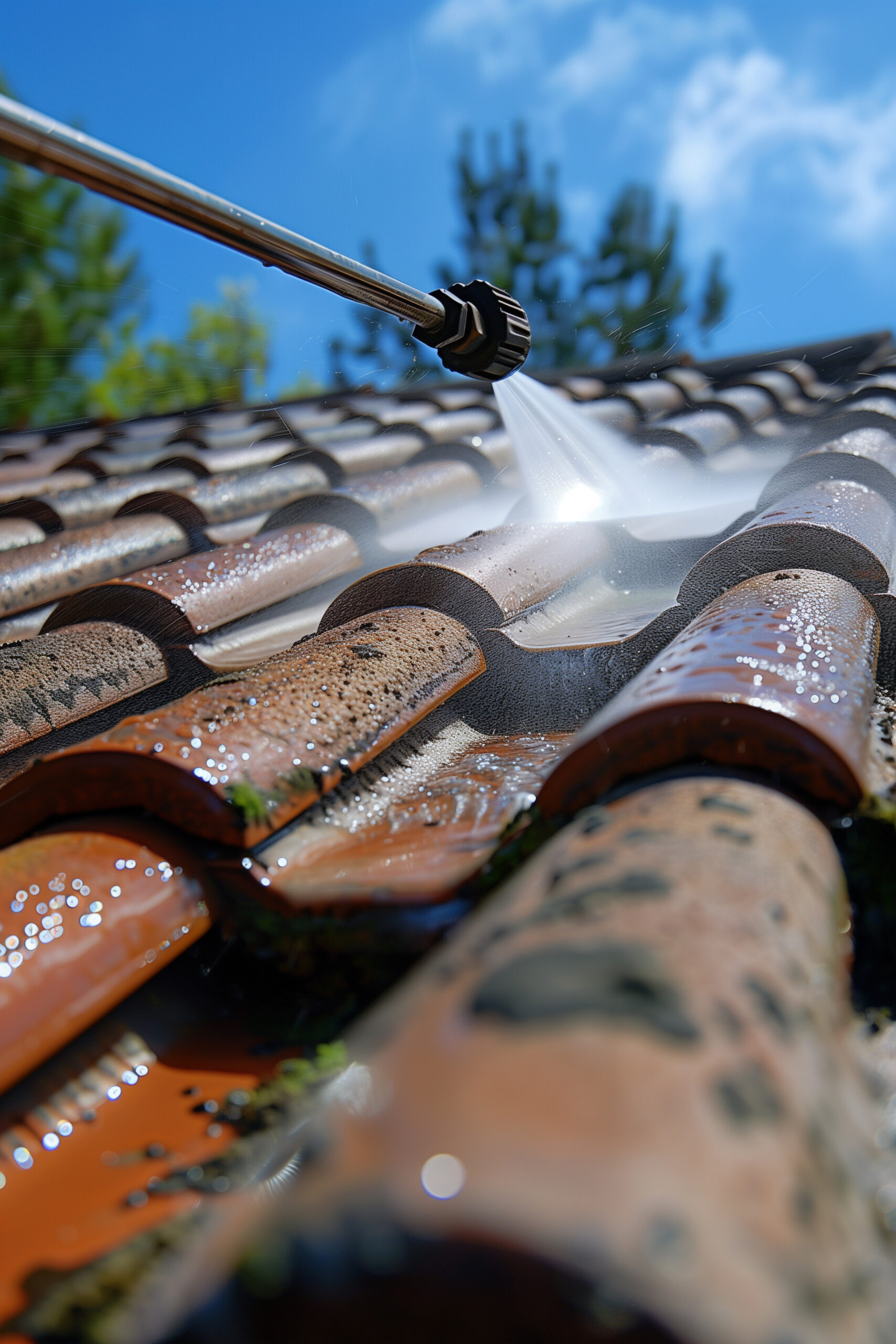 Nettoyage et démoussage de toiture à le havre Normandie